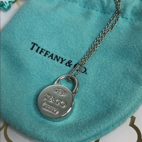 Tiffany Co 837 Round Lock Pendant With 